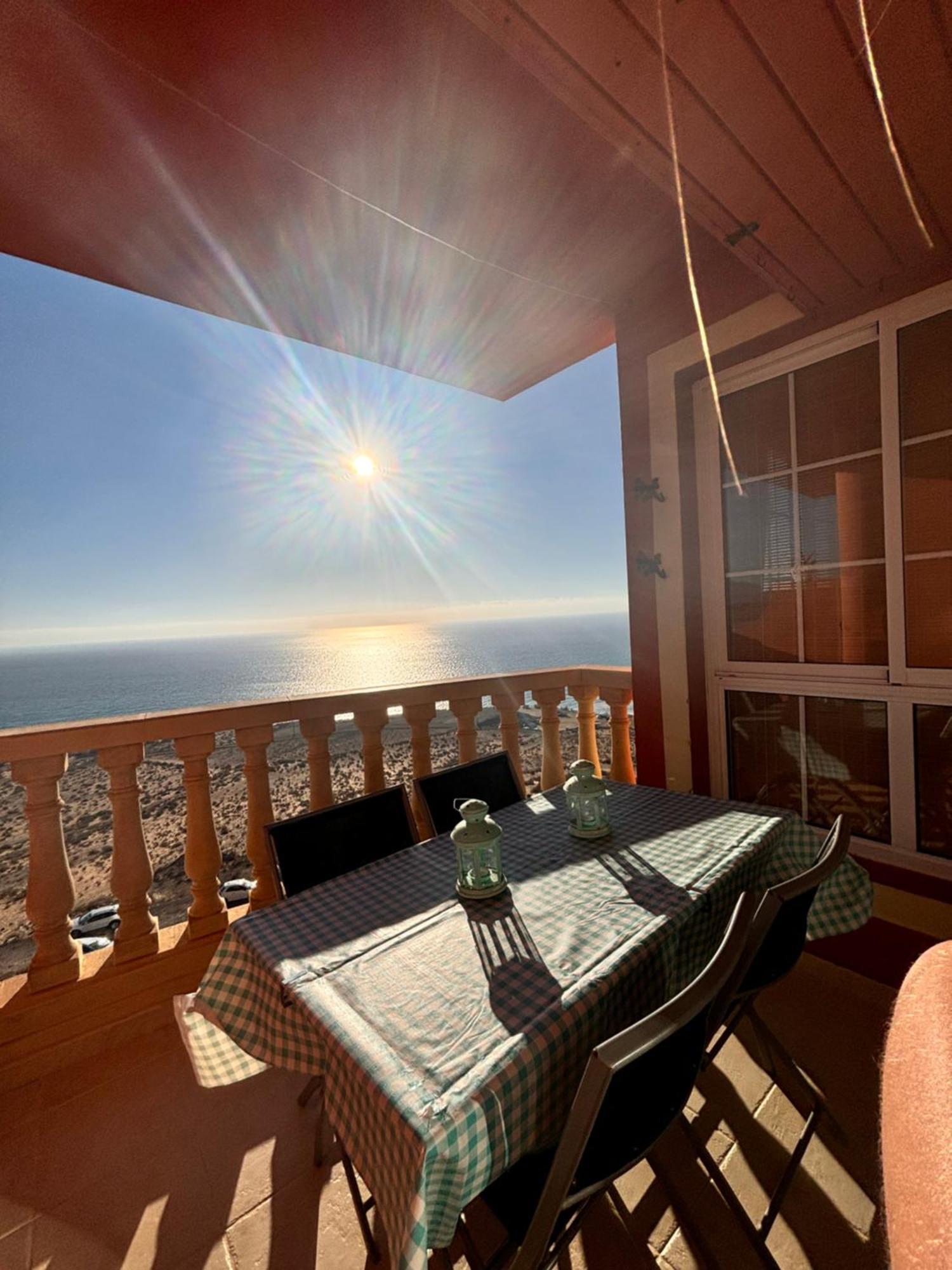 Penthouse Sunrise Blue Ocean View Apartment Costa Calma Bagian luar foto