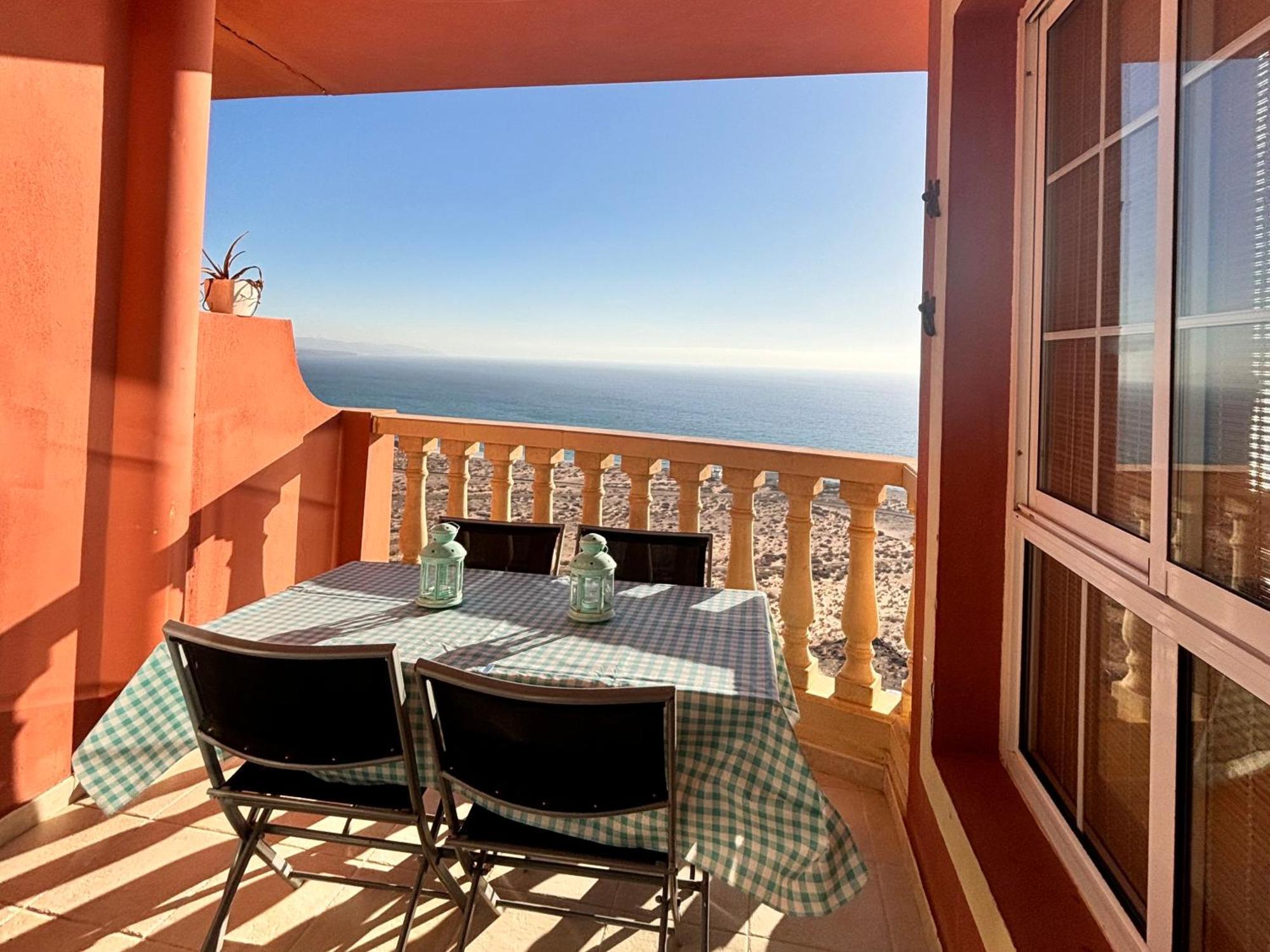 Penthouse Sunrise Blue Ocean View Apartment Costa Calma Bagian luar foto